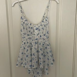 SHEIN floral tank top.